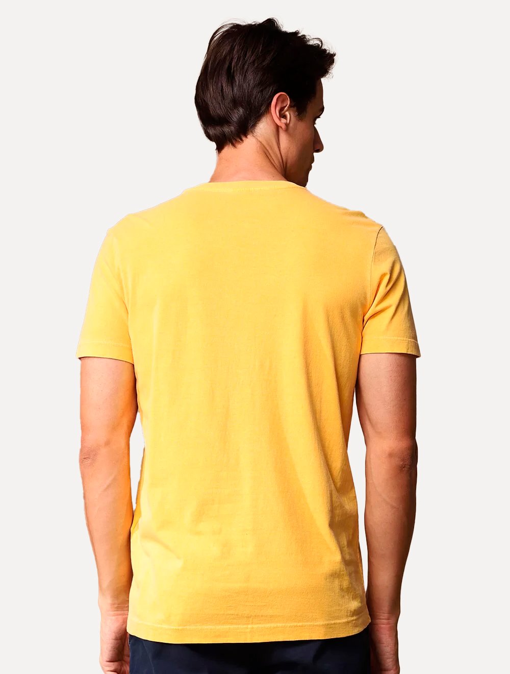 Camiseta Osklen Masculina Slim Stone We Are Nature Amarela