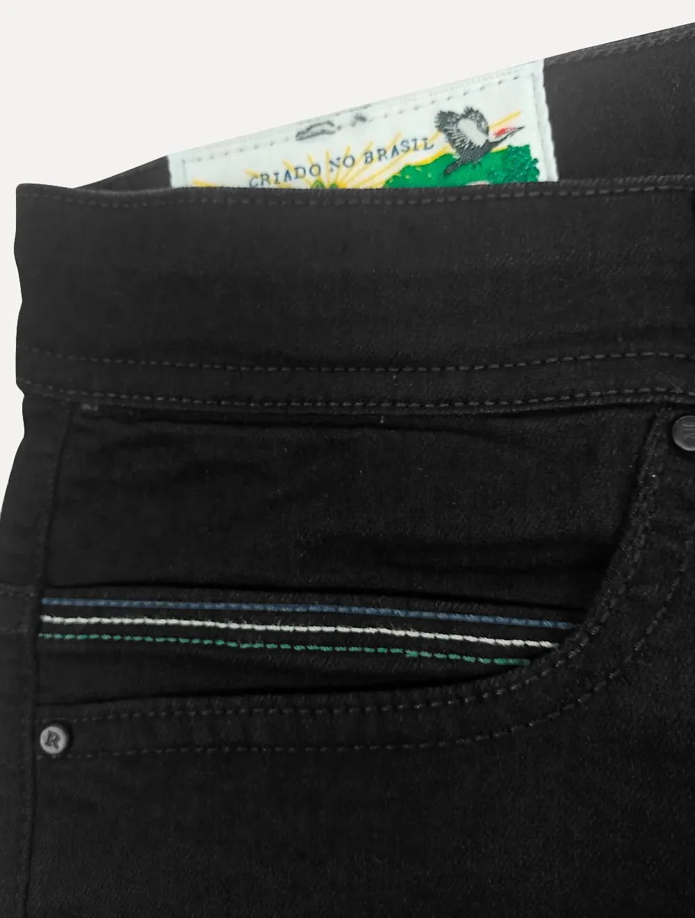 Calça Reserva Jeans Masculina Skinny Varjao Black Preta