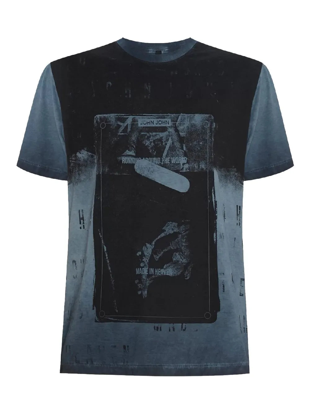 Camiseta John John Masculina RX Stoned Print Azul Indigo