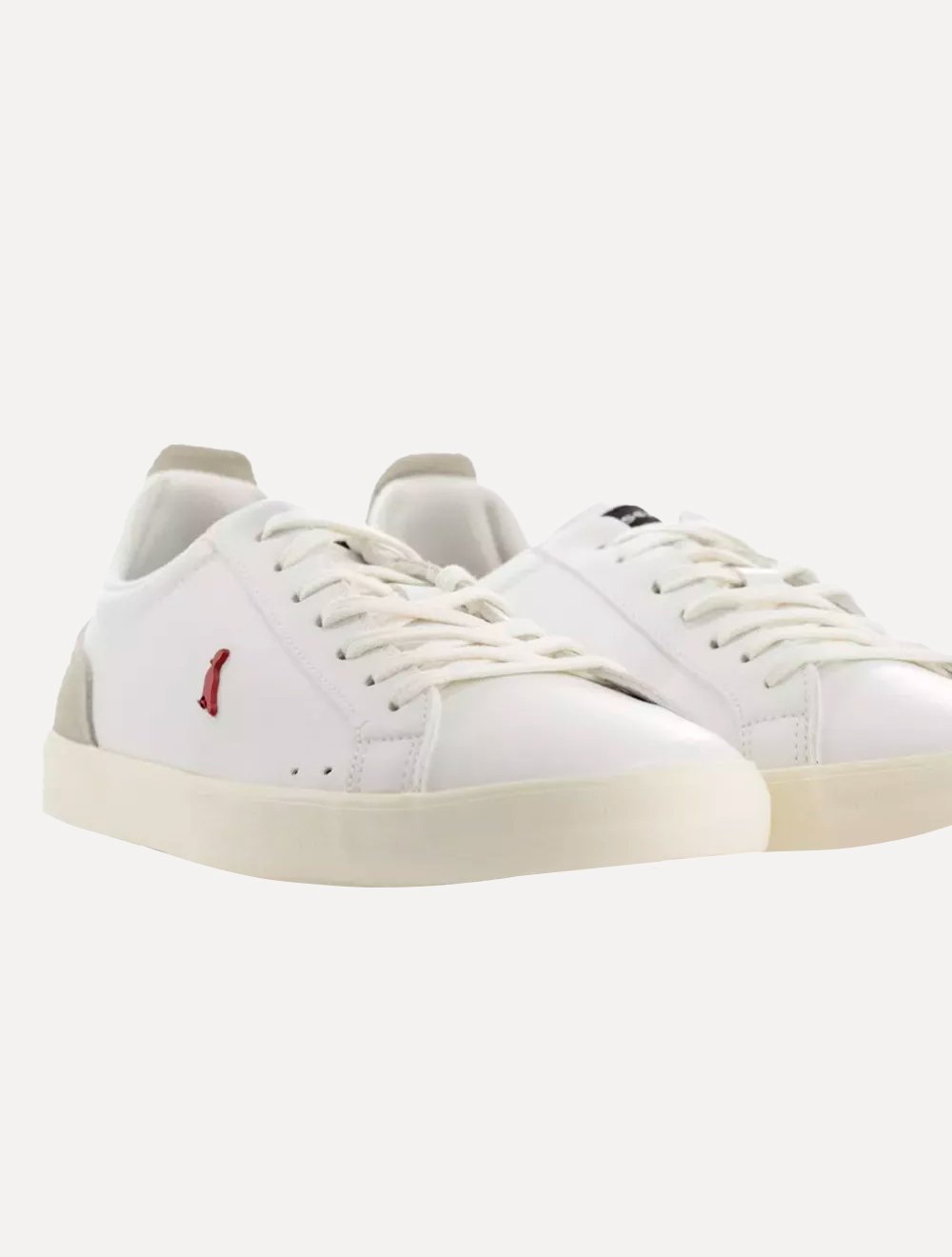 Tênis Reserva Masculino Couro Casual Pica-Pau Branco