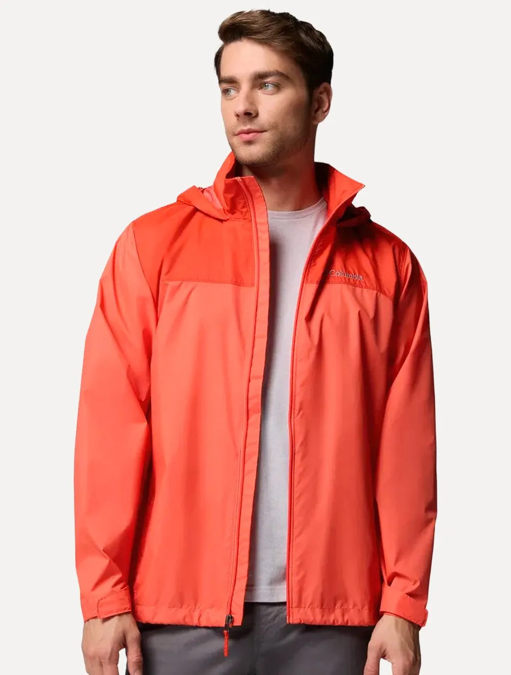 Jaqueta Columbia Masculina Glennaker Lake II Rain Vermelho