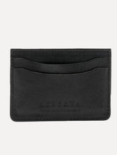 Carteira Reserva Masculina Porta-Cartão Couro Outlander Preto