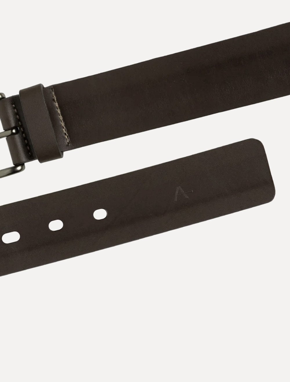 Cinto Aramis Masculino Basico Couro Sunken Marron Café