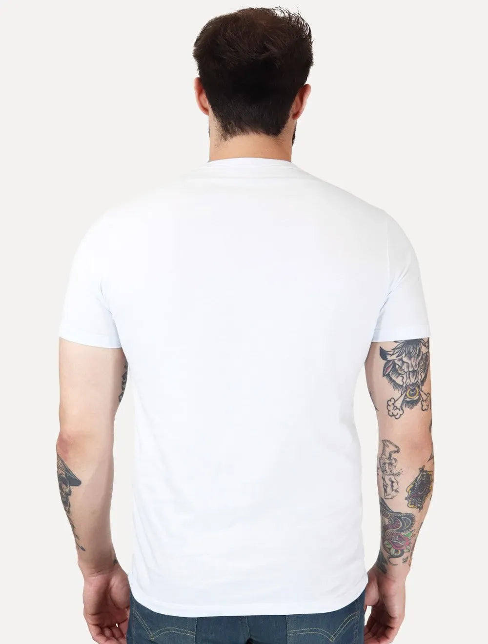 Camiseta Guess Masculina Los Angeles The Rebel Branca