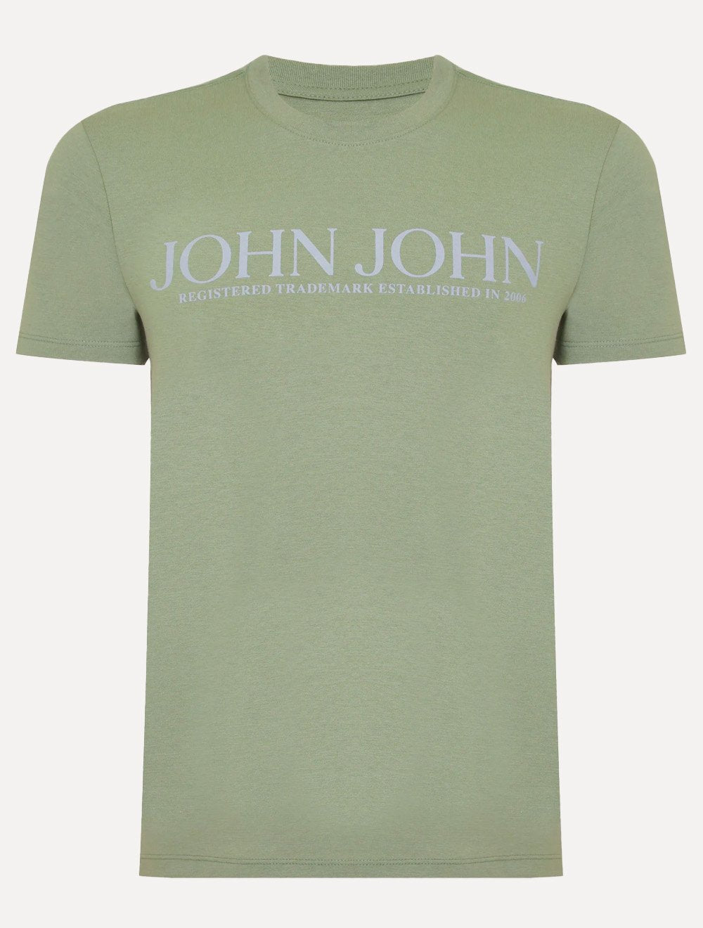 Camiseta John John Masculina Slim Fit Standard Verde Claro