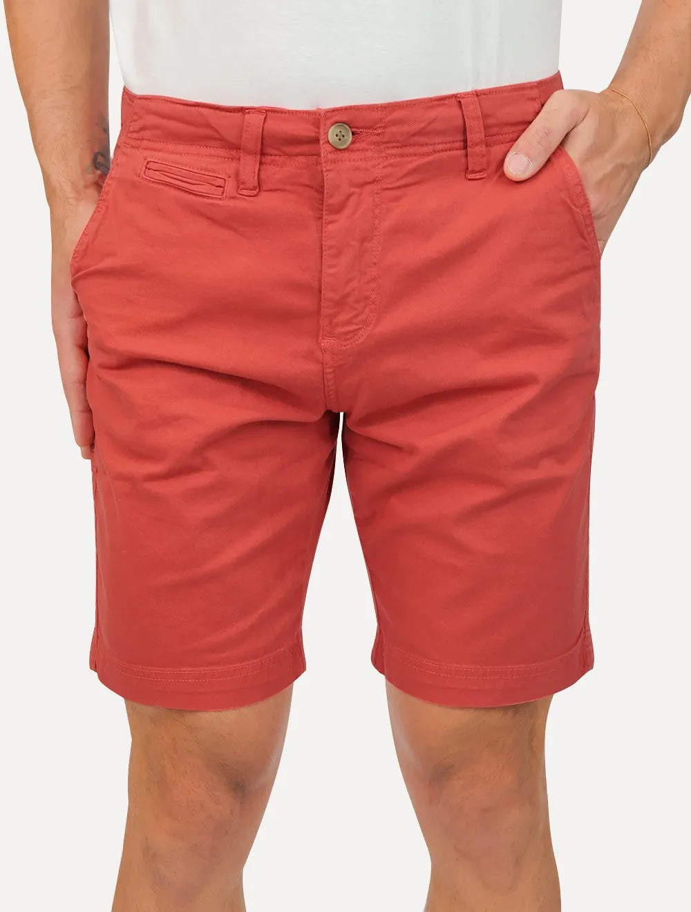 Bermuda Nautica Masculina Sarja Goiaba