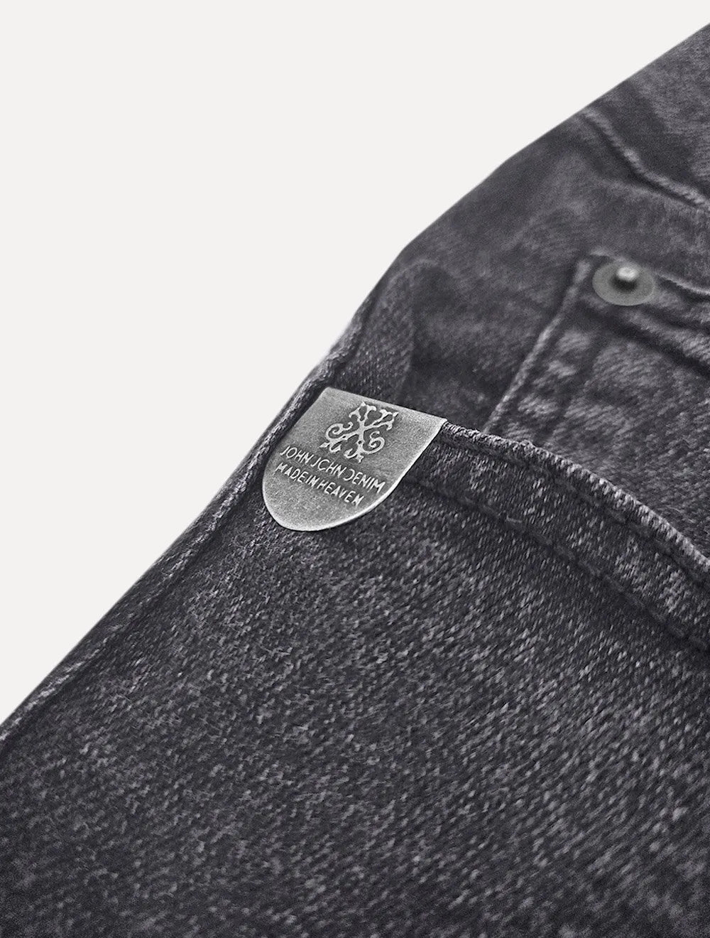 Bermuda John John Jeans Classic Leader Stoned Preta