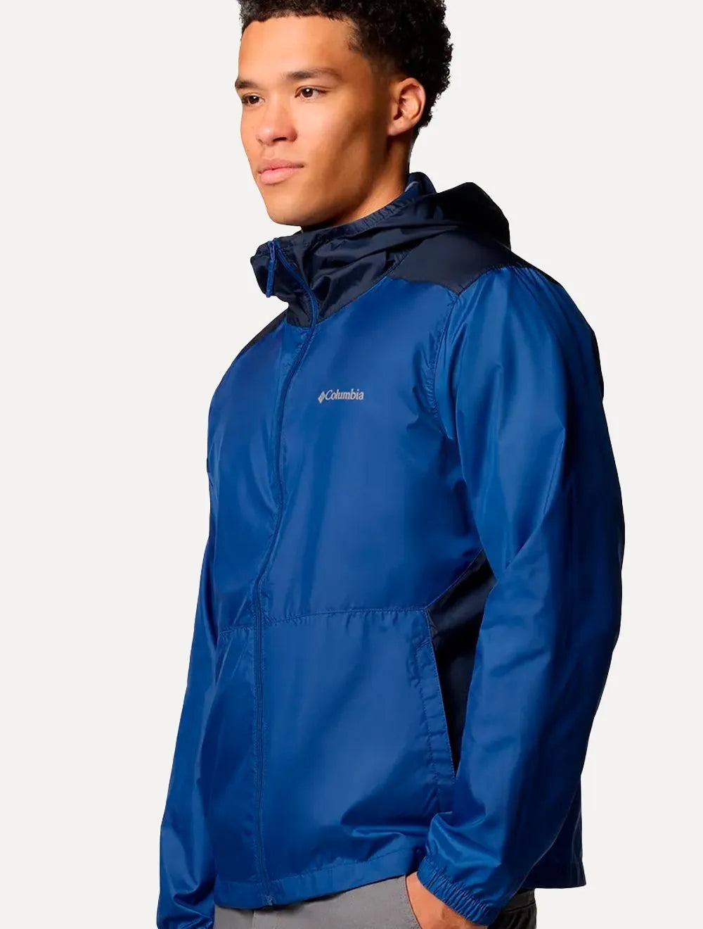 Jaqueta Columbia Masculina Discovery Loop Windbreaker Royal/Marinho