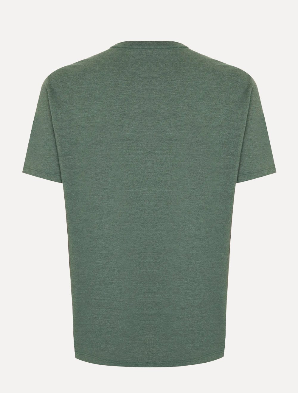 Camiseta Dudalina Regular Fit Textura Logo Verde Mescla