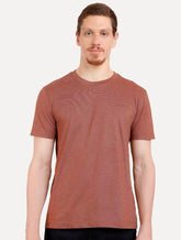 Camiseta Aramis Masculina Eco Lisa Vermelho Escuro Mescla