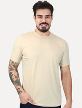 Camiseta K&J Black Premium Egípcio Flex Slim Caqui Claro