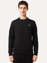 Moletom Lacoste Masculino Crewneck Sport Mesh Panels Preto