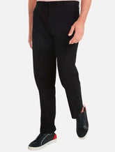 Calça Tommy Hilfiger Masculina Custom Fit THFlex Chino Stretch Preta
