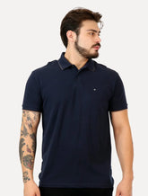 Polo Aramis Masculina Piquet Inner Frieze Azul Marinho