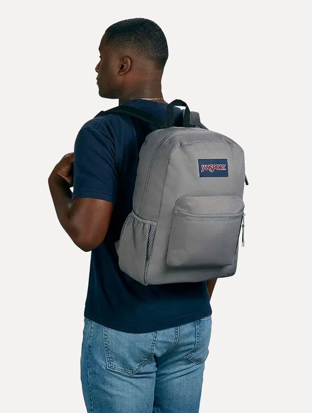 Mochila JanSport Cross Town Graphite Grey Cinza