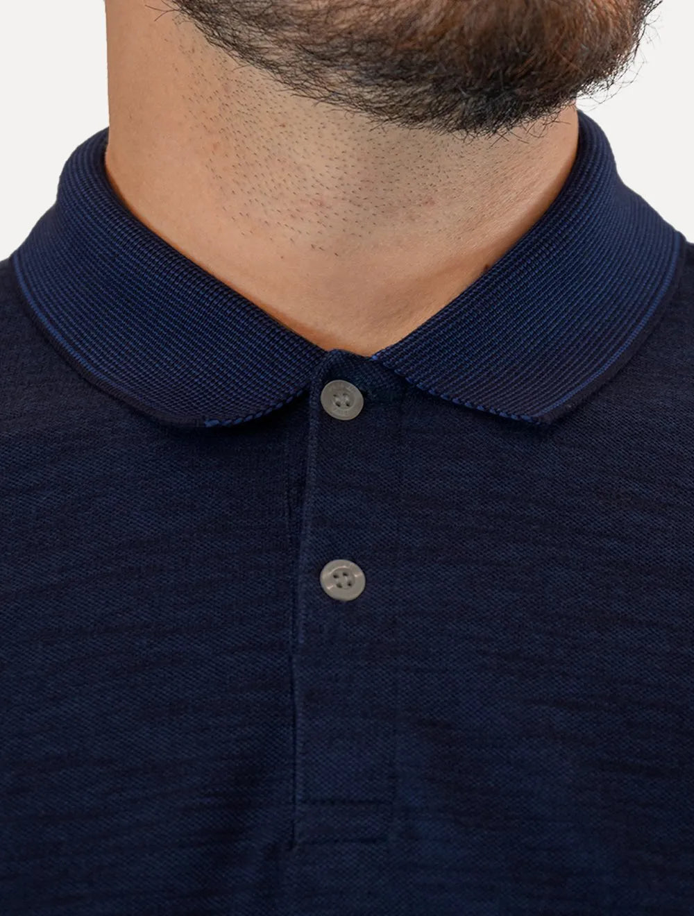 Polo Original Penguin Masculina Piquet Flamê Azul Marinho