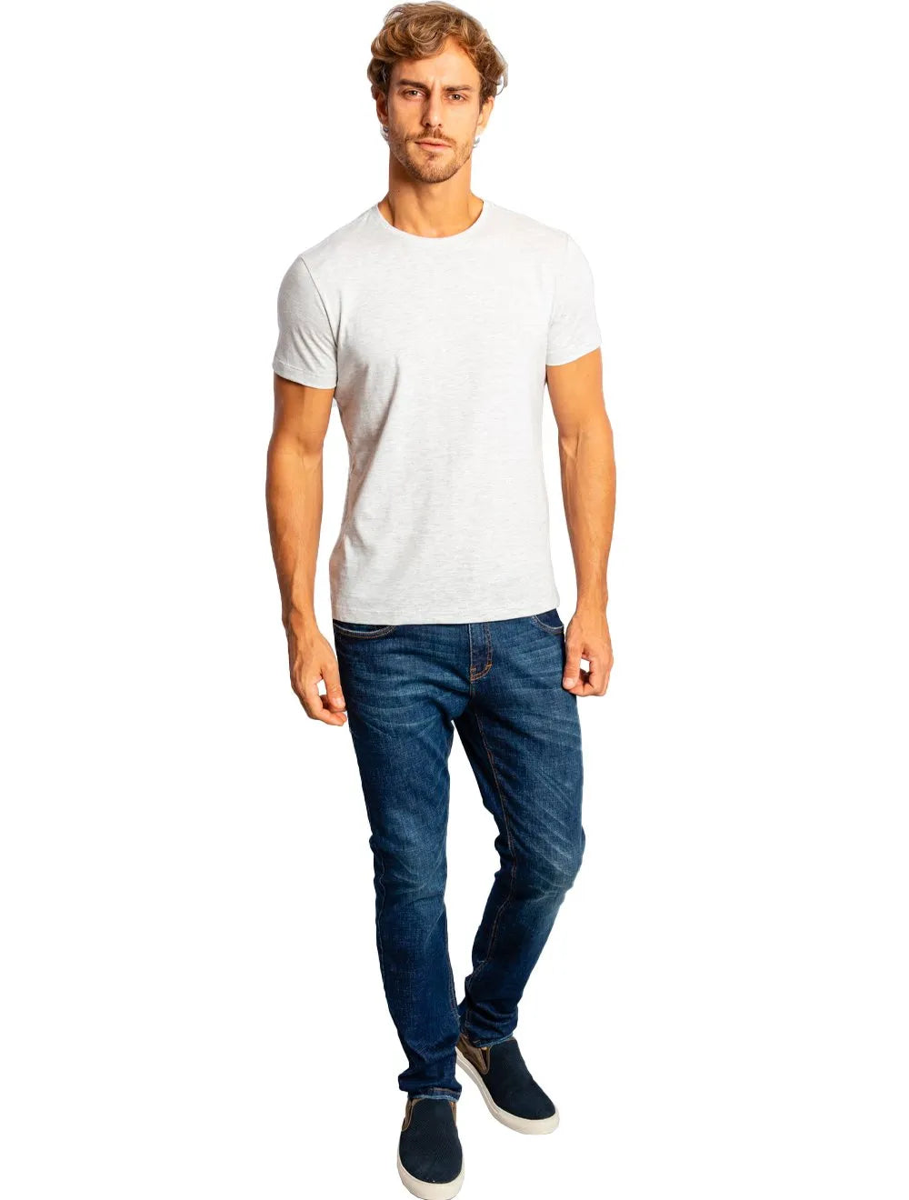 Camiseta Sergio K Back To Basics Bordeaux Logo Areia Mescla