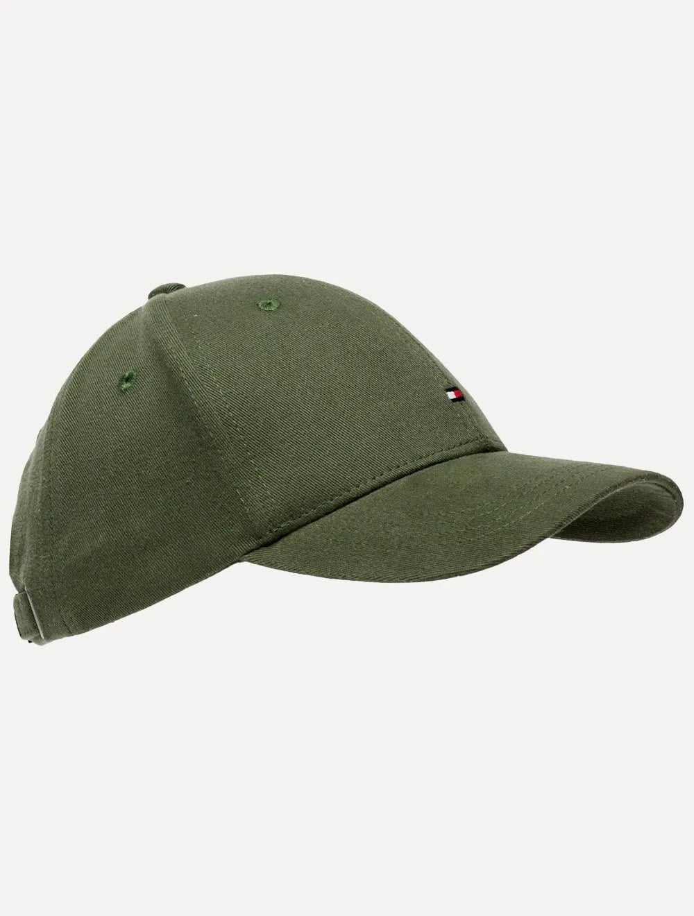 Boné Tommy Hilfiger Masculino Classic Cap Flag Tape Verde Militar