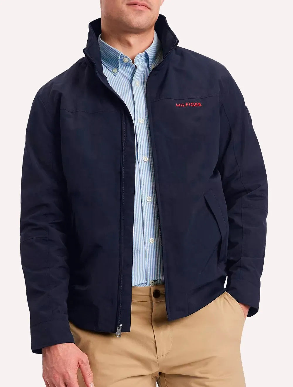 Jaqueta Tommy Hilfiger Masculina Sustainable Regatta Jacket Azul Marinho