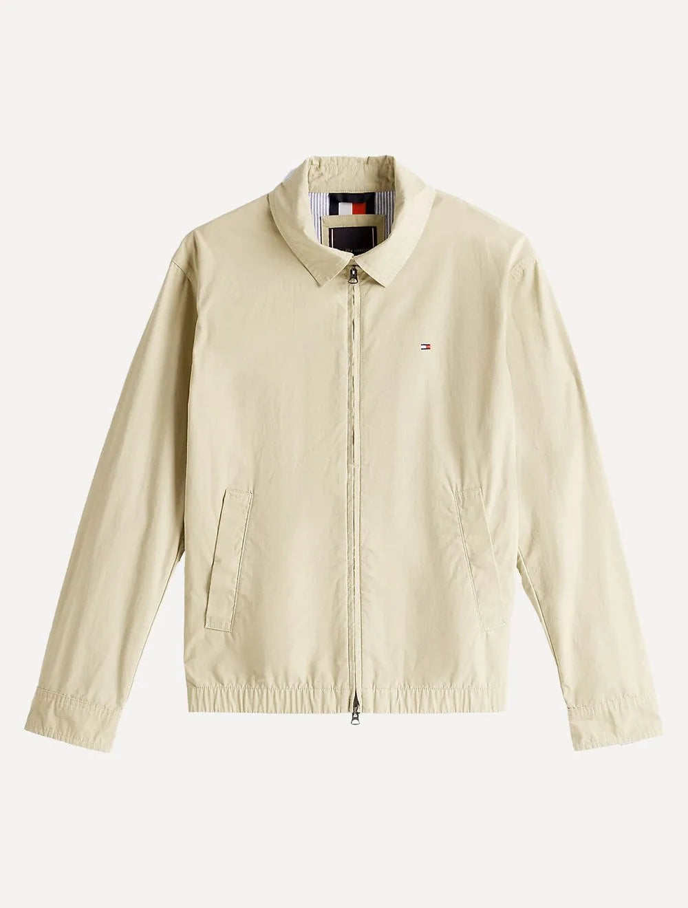 Jaqueta Tommy Hilfiger Masculina Regular Cotton Ivy Cáqui Claro