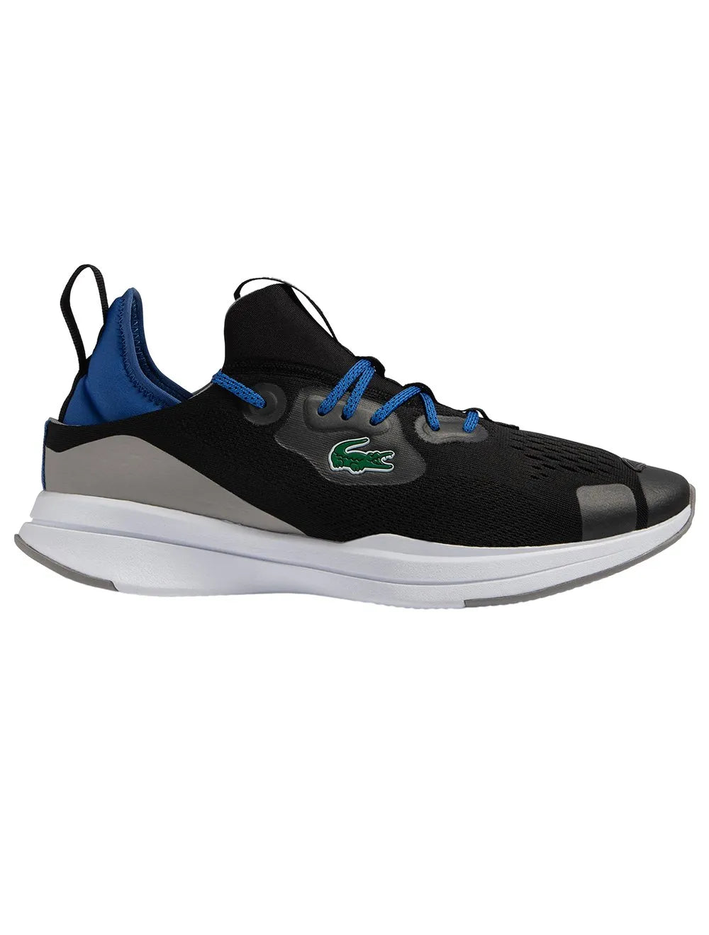 Tênis Lacoste Masculino Run Spin Comfort Blk/Blu Preto