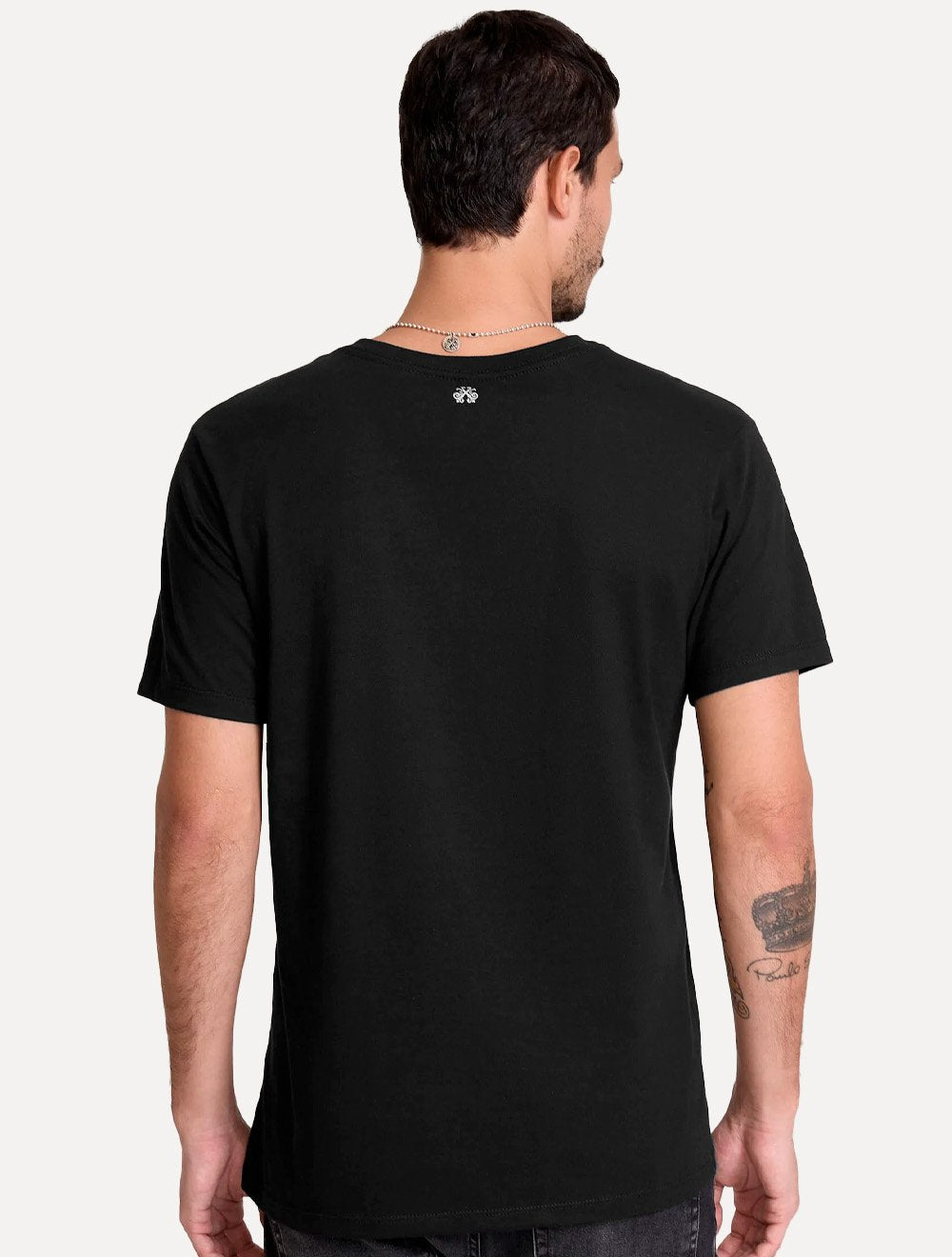 Camiseta John John Masculina Regular Fit Basic Lisa Preta