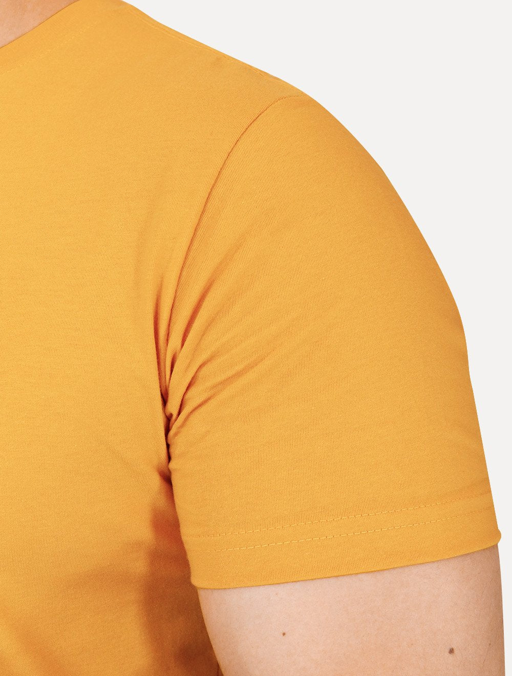 Camiseta Tommy Hilfiger Masculina Essential Cotton Amarela Escura