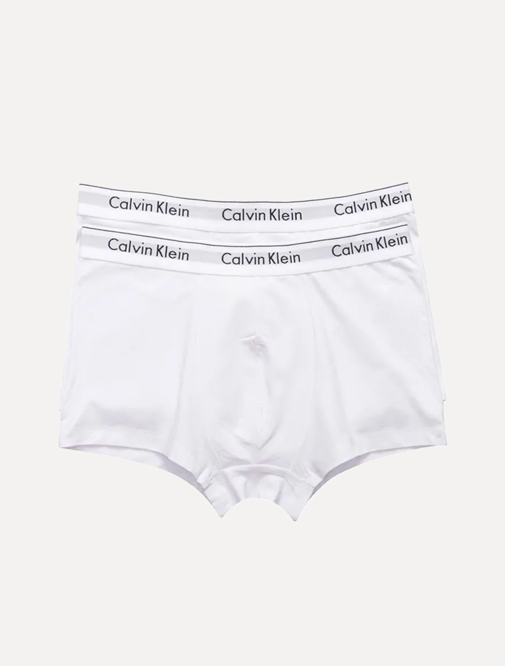 Cuecas Calvin Klein Trunk Modern Cotton Branca Pack 2UN