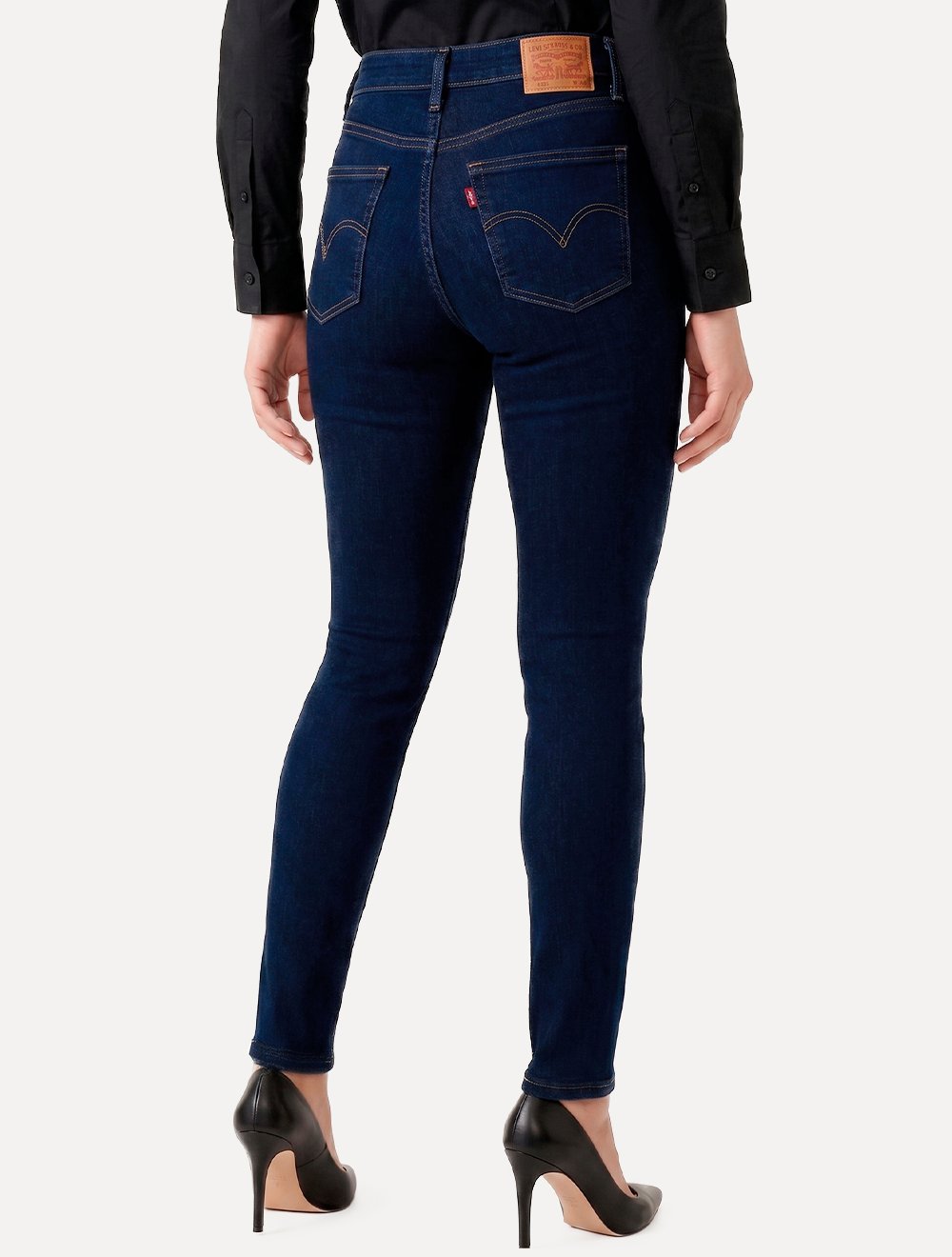 Calça Levis Jeans Feminina 721 Skinny High Rise Azul Escuro