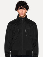 Jaqueta Armani Exchange Masculina Nylon Elástico Preta