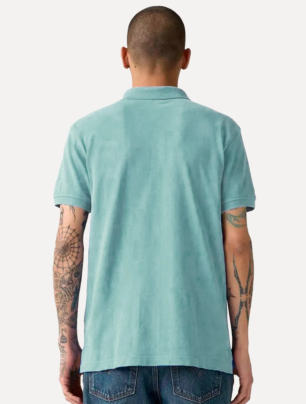 Polo Levis Masculina Housemark Azul Turquesa
