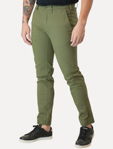 Calça Lacoste Masculina Sarja Chino Slim Fit New Classic Verde Militar