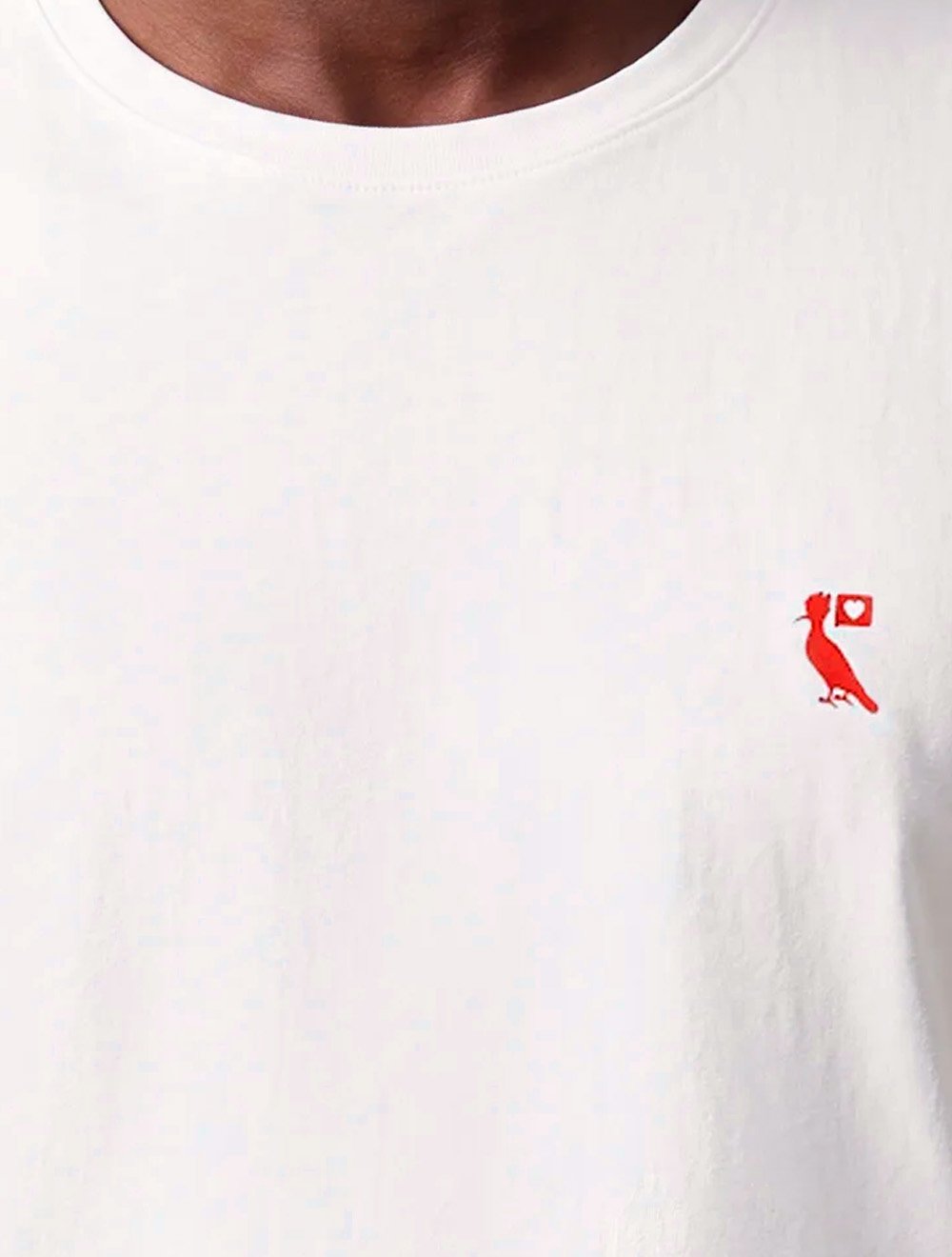 Camiseta Reserva Masculina Regular Notificação Off White