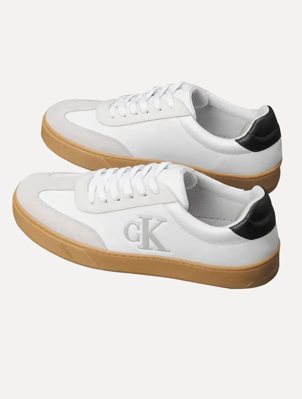 Tênis Calvin Klein Jeans Masculino Palito Embossed CK Branco
