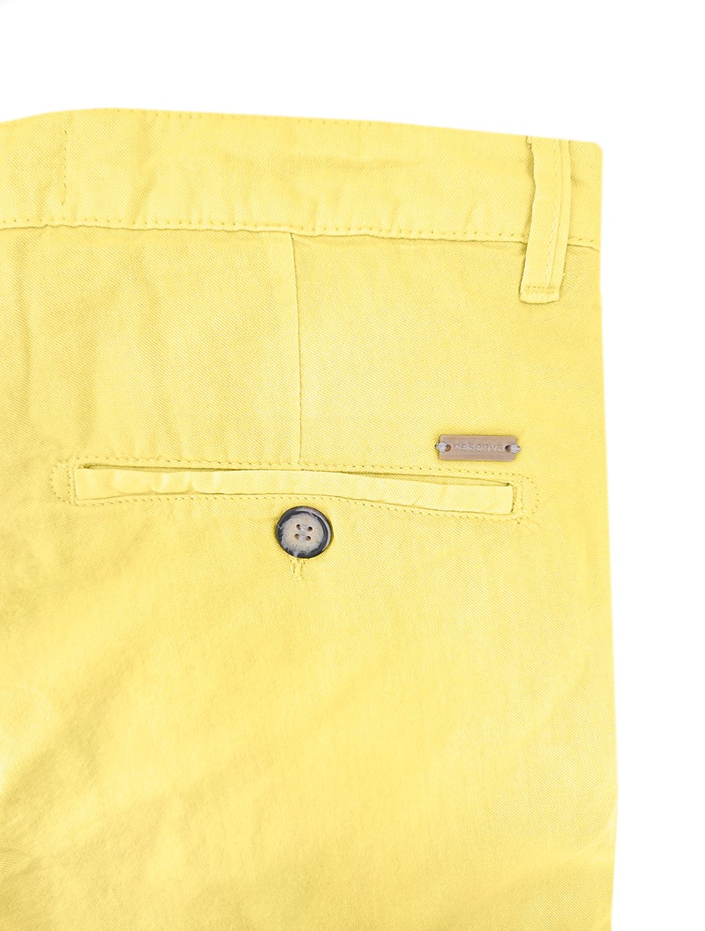 Bermuda Reserva Masculina Eco Viscose Lisa Amarela