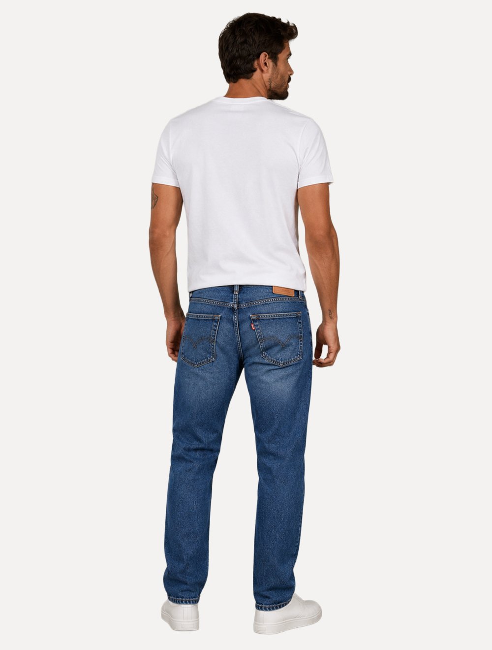 Calça Levis Jeans Masculina Slim 501 Original Lavagem Escura