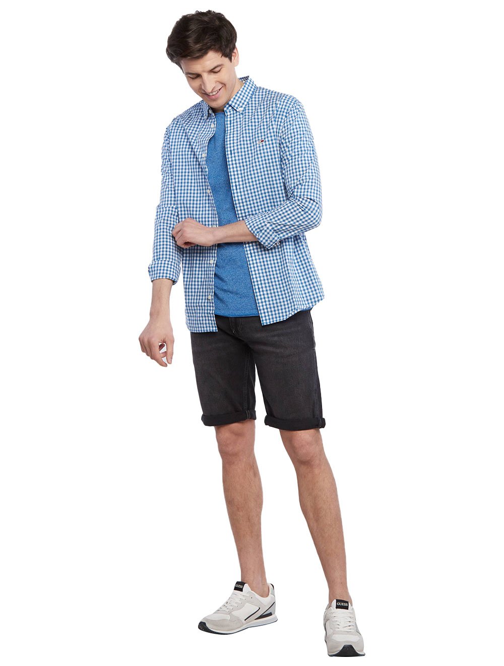 Bermuda Tommy Jeans Masculina Ronnie Tapered Short Stoned Preto