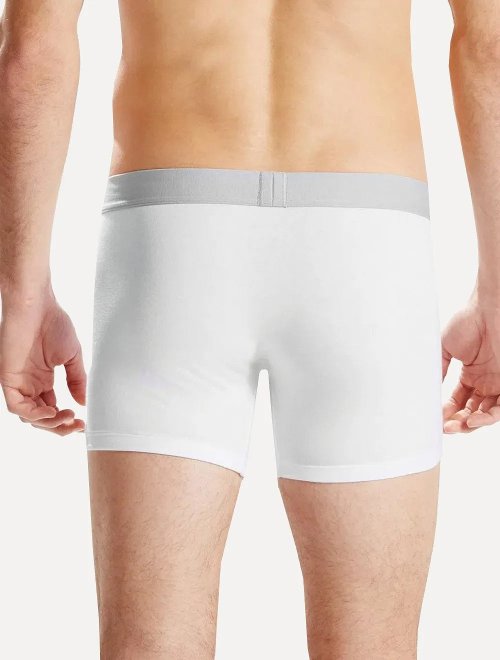 Cueca Levis Boxer Brief Gray Branca Pack 2UN