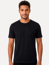 Camiseta Dudalina Masculina Regular Rubber Center Preta