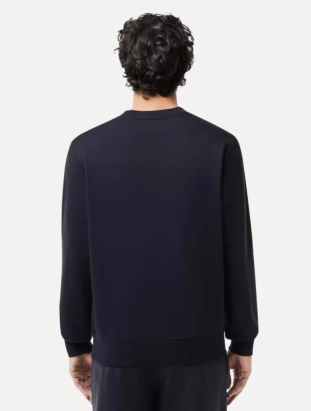 Moletom Lacoste Masculino Crewneck Classic College Azul Marinho