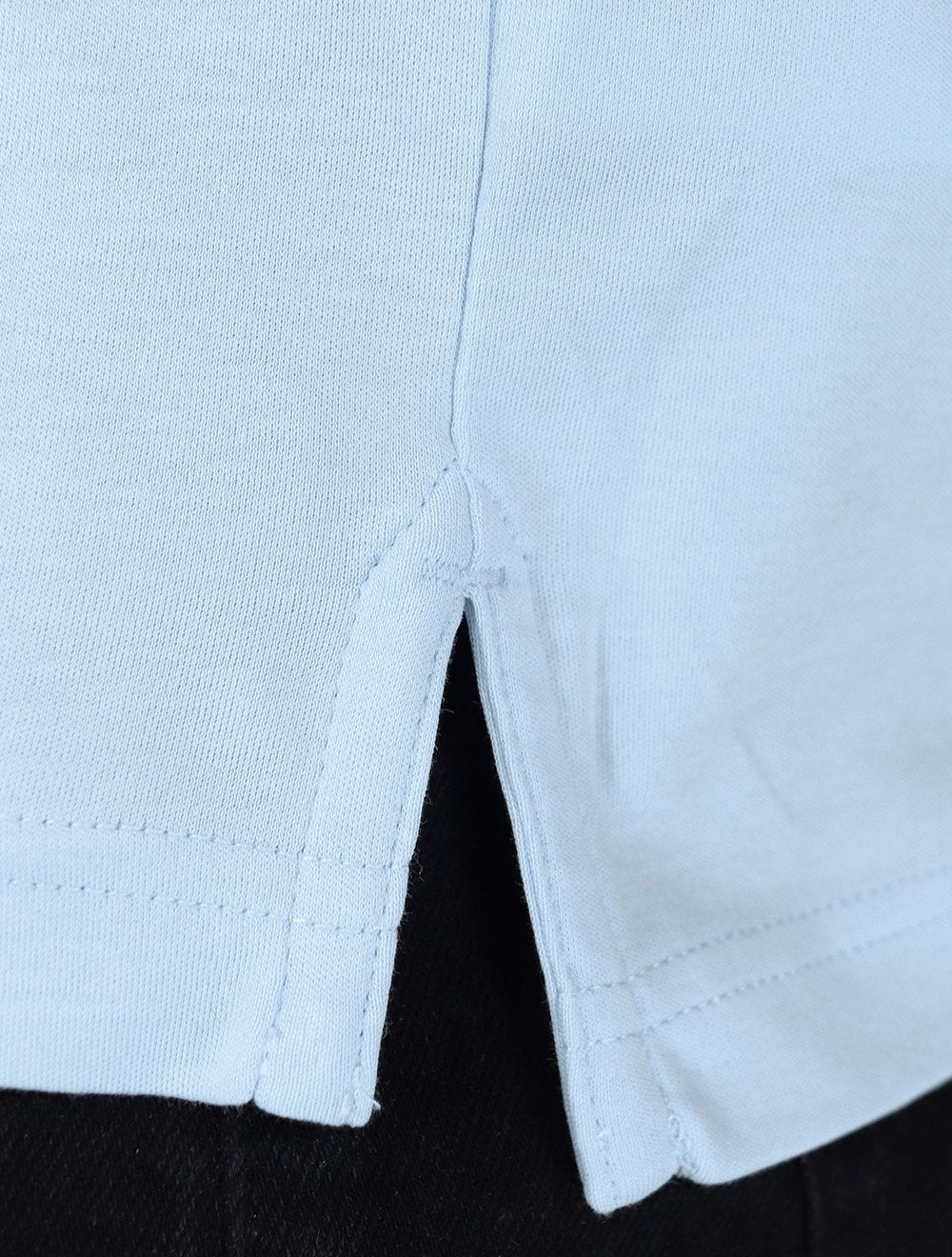 Polo Tommy Hilfiger Masculina Malha Liquid Cotton Seasonal Azul Caribe