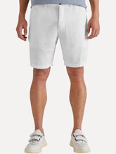 Bermuda Reserva Masculina Casual Linho Branca