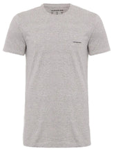 Camiseta Calvin Klein Jeans Masculina Black New Logo Cinza Mescla