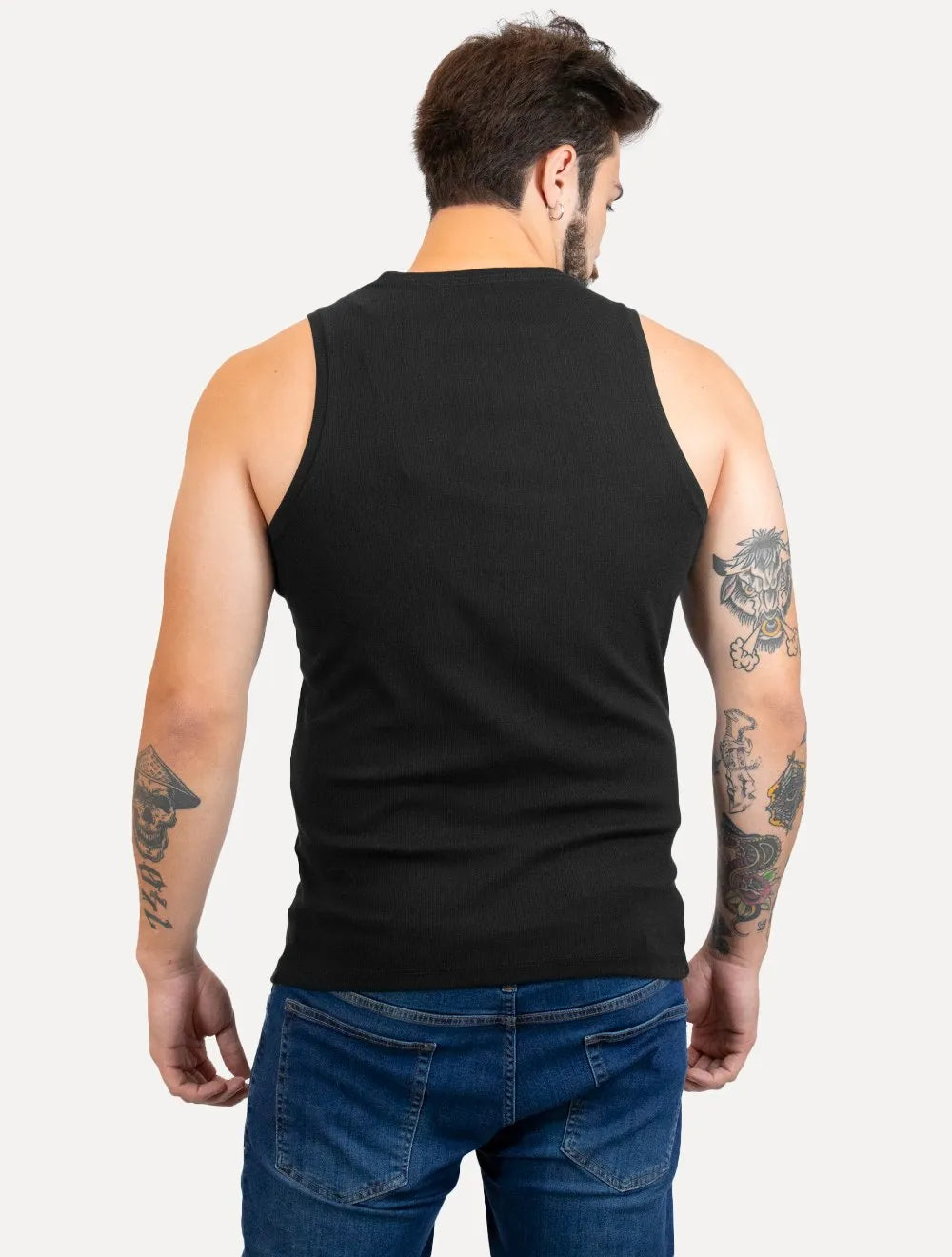 Regata Colcci Masculina Slim Canelada Preta