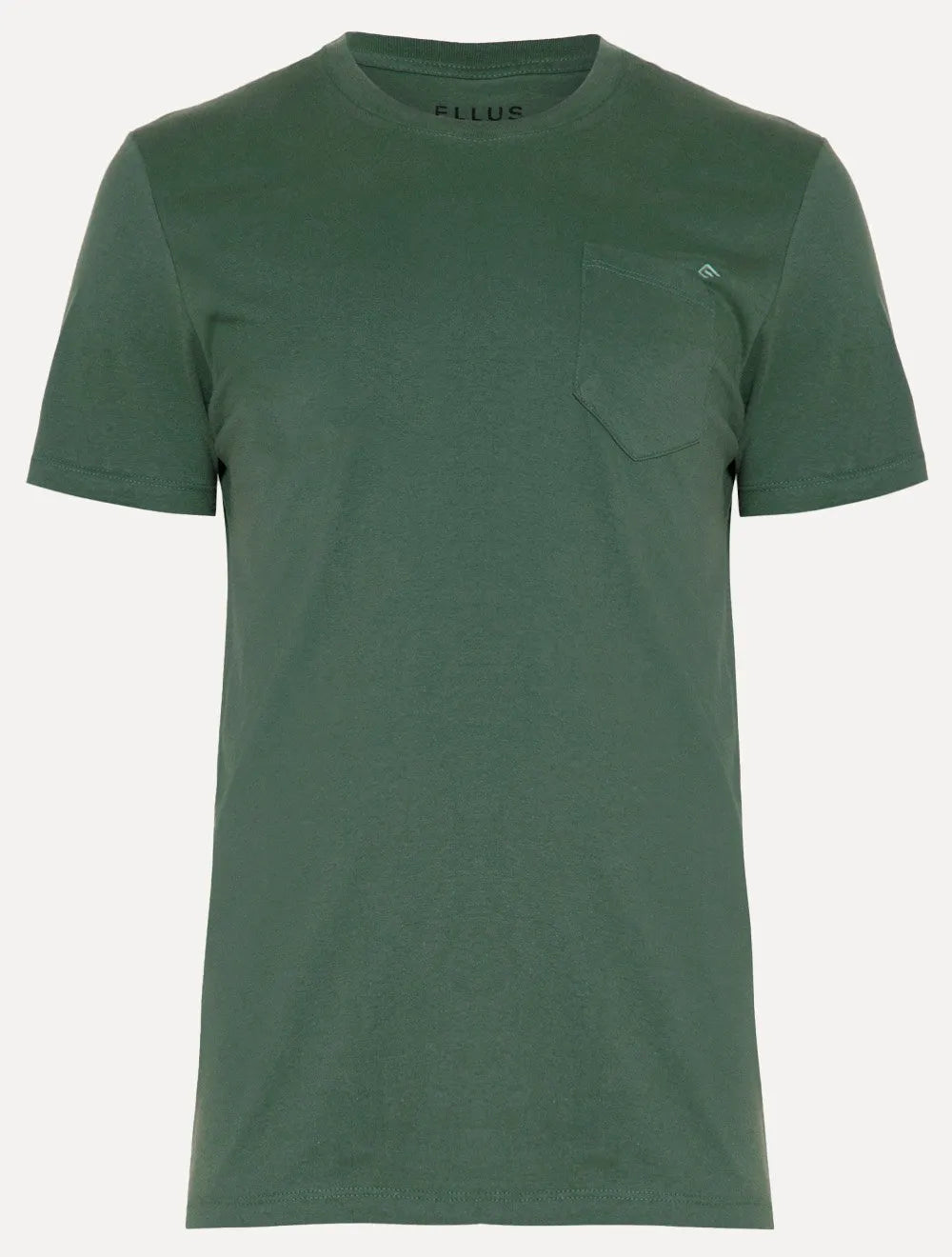 Camiseta Ellus Cotton Fine Easa Pocket Classic Verde Escuro