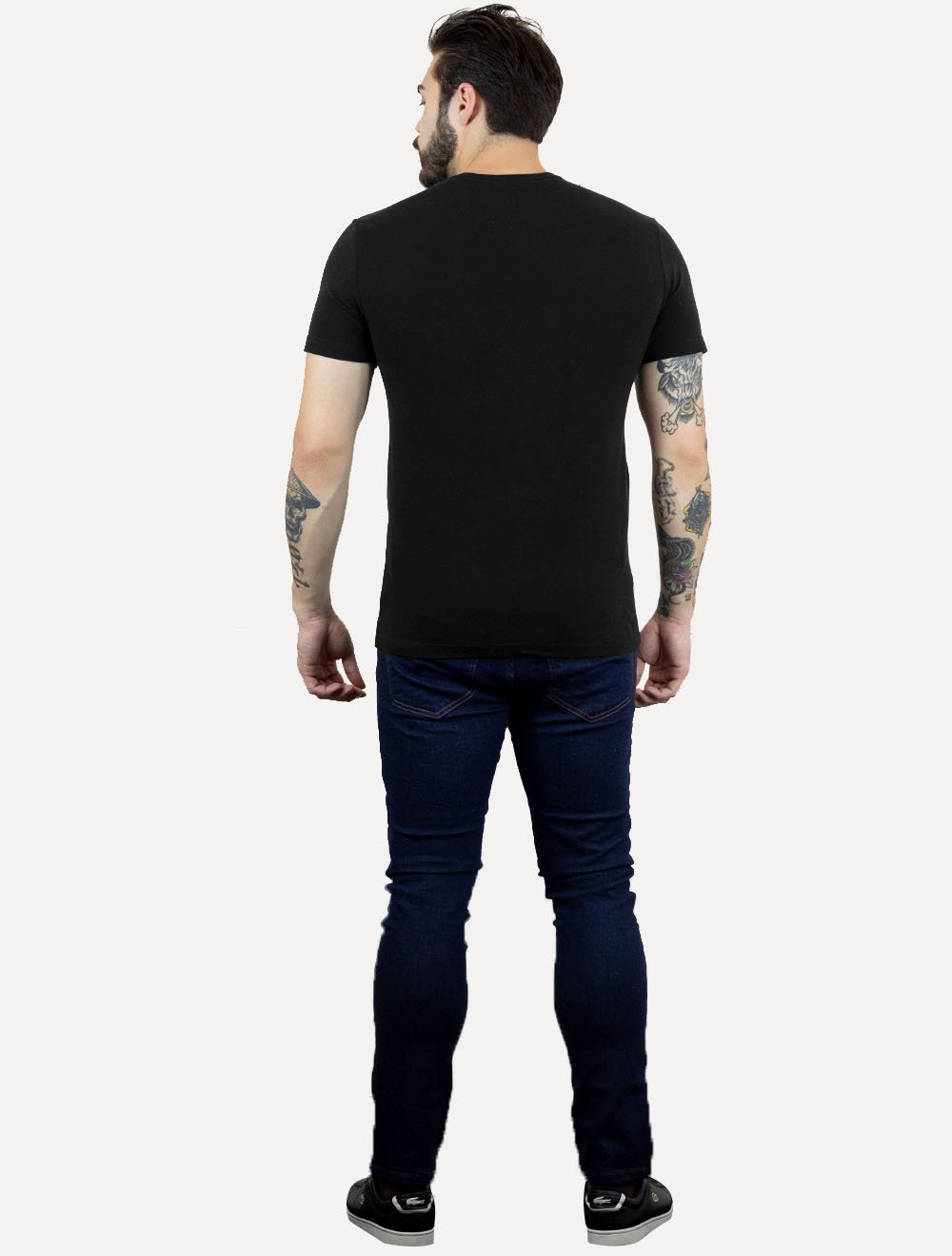Camiseta Calvin Klein Masculina Piquet Orgânico Preta