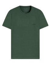 Camiseta Ellus Masculina Cotton Fine Aquarela Classic Verde Militar