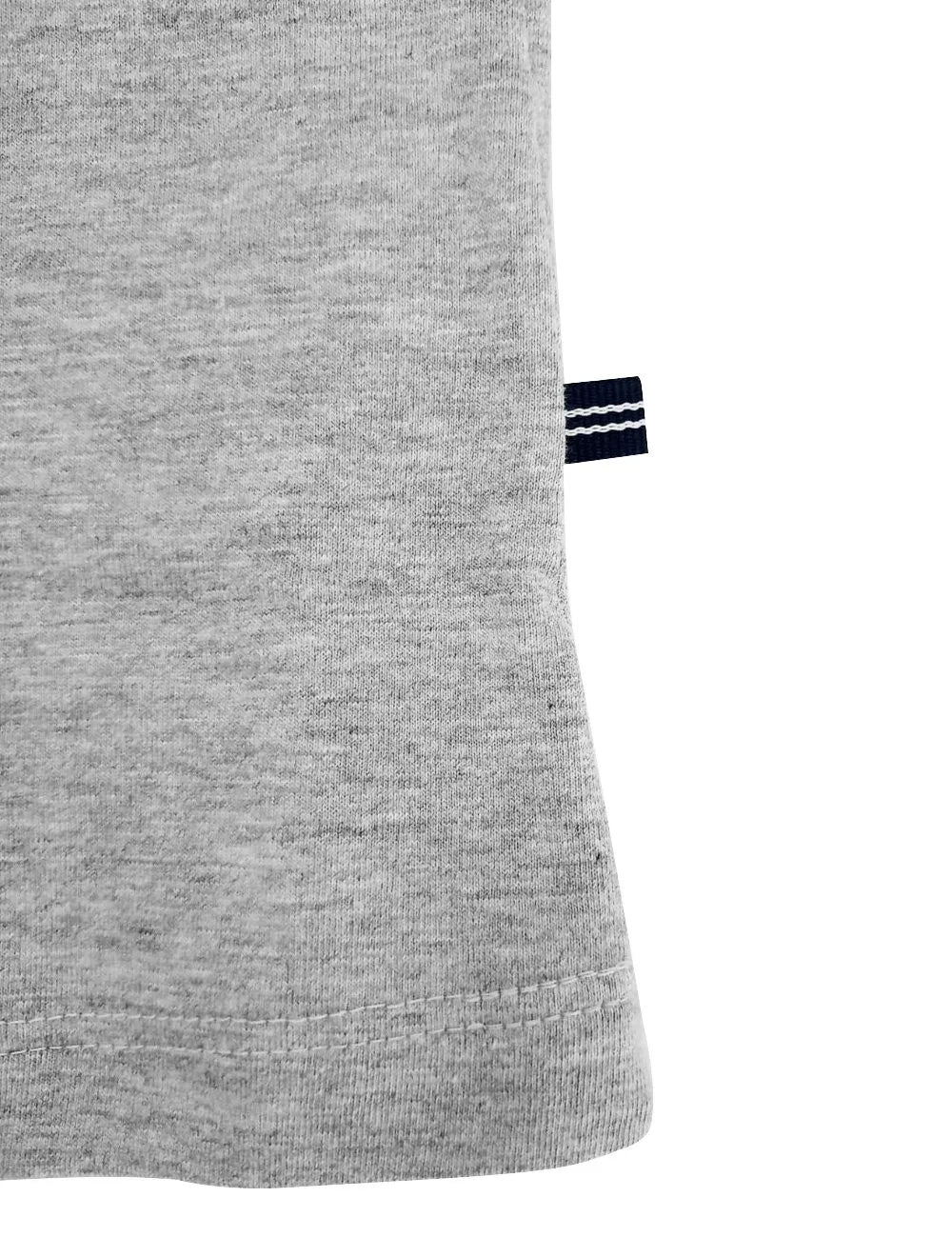 Camiseta Nautica Masculina Duo Color 1983 Logo Cinza Mescla