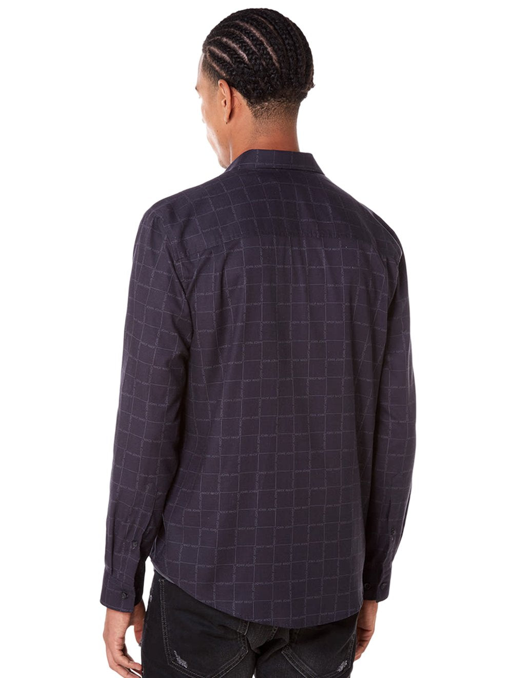 Camisa John John Masculina Relaxed Mini Line Preta