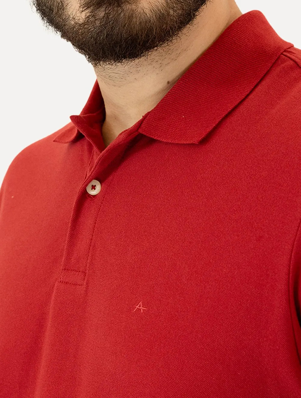 Polo Aramis Masculina Piquet Basic Mono Vermelha